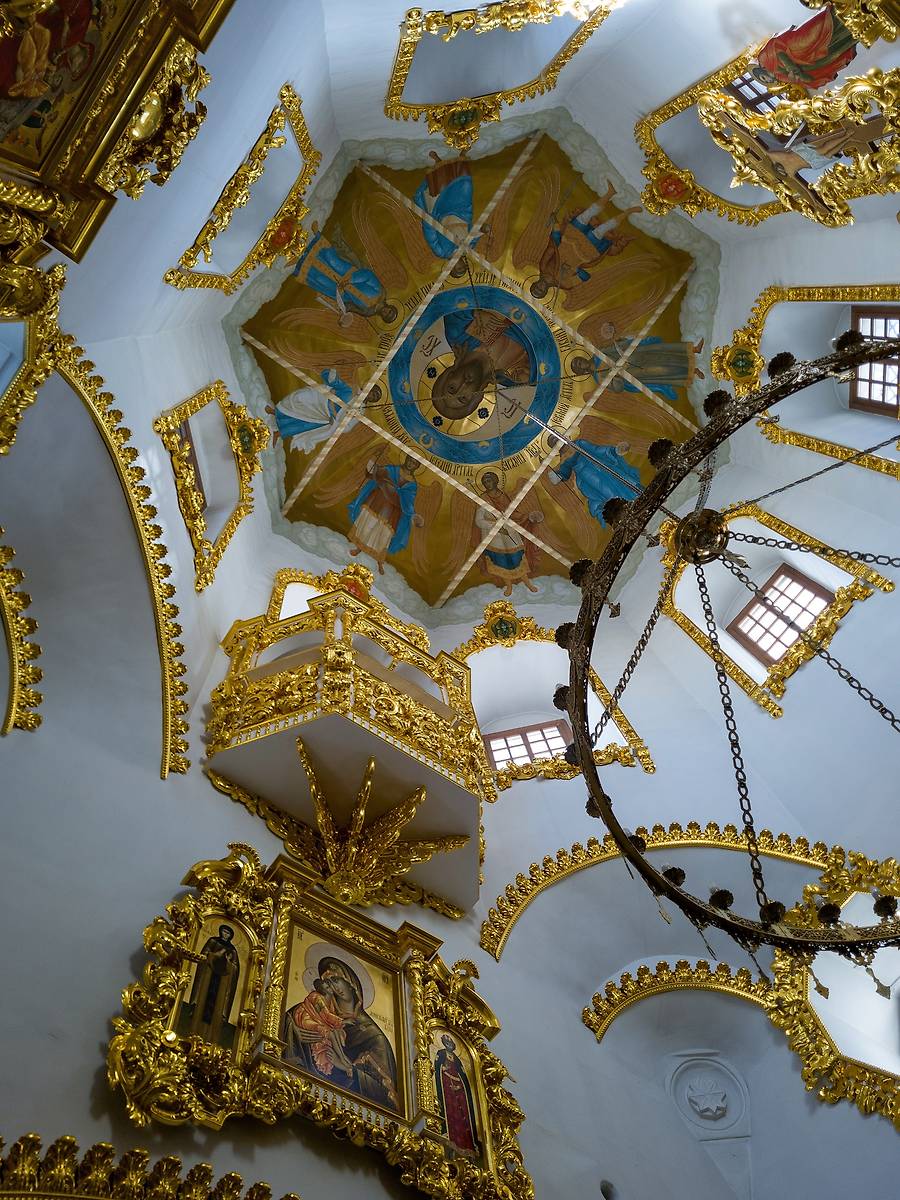 интерьер и убранство. Церковь иконы Божией Матери "Знамение" на Шереметевом дворе, Арбат (Центральный административный округ (ЦАО), г. Москва)