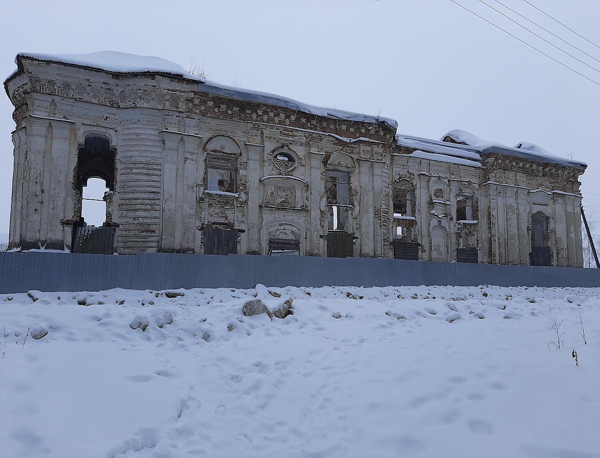 Северный фасад, фасады. Церковь Преображения Господня, Хотылёво (Брянский район и г. Сельцо, Брянская область)