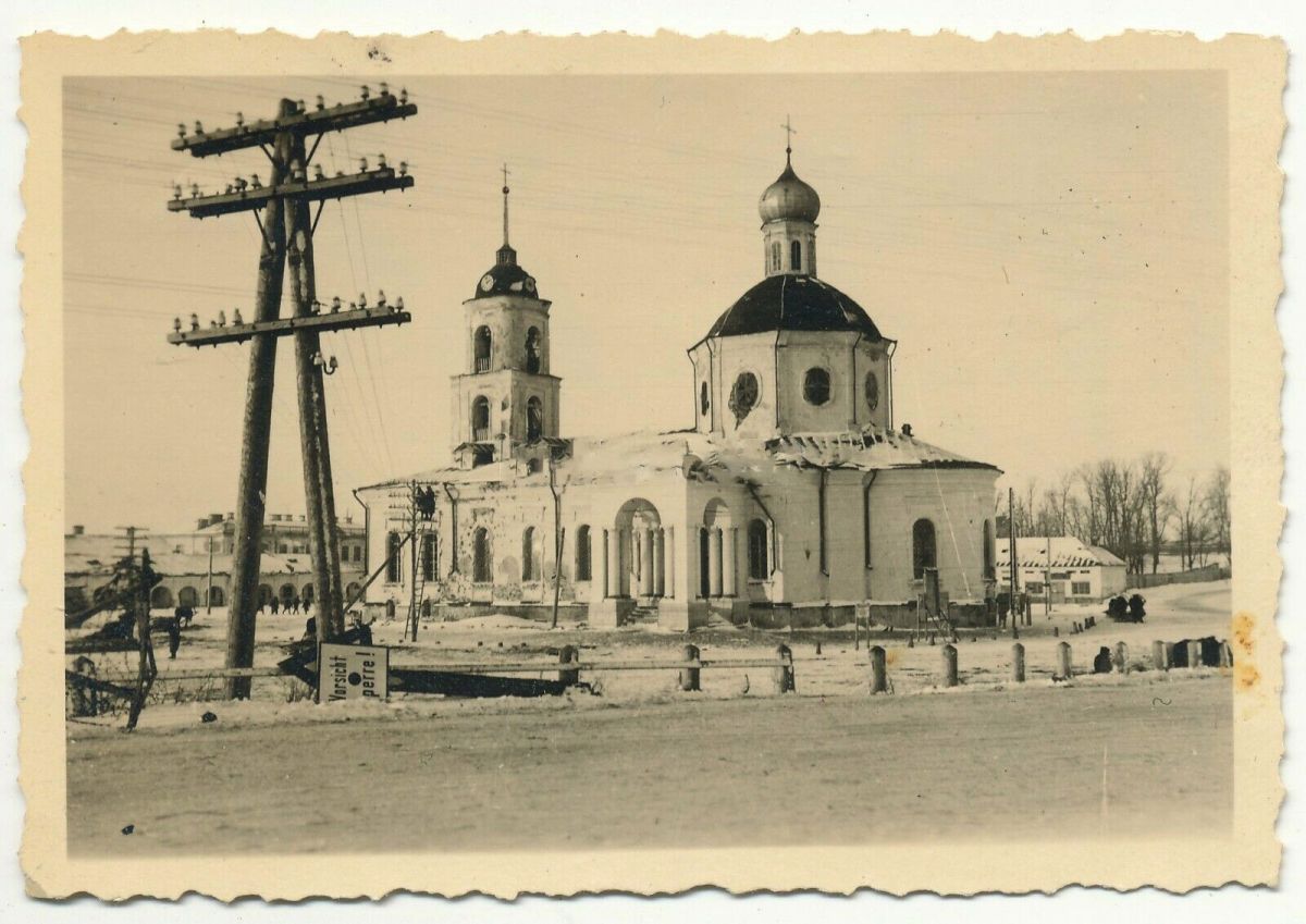 Остров. Собор Троицы Живоначальной. архивная фотография, Вид с юго-восточной стороны. Фото 1941 г. с аукциона e-bay.de