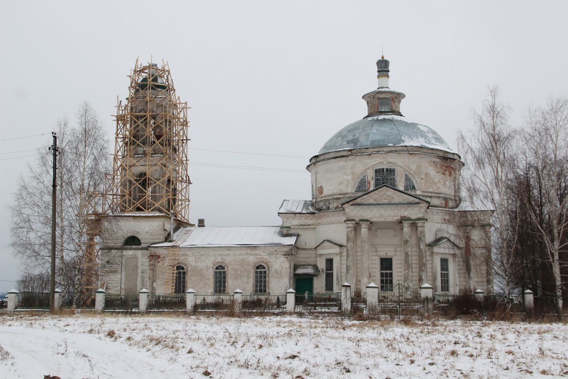 Татищев погост. Церковь Сергия Радонежского. фасады