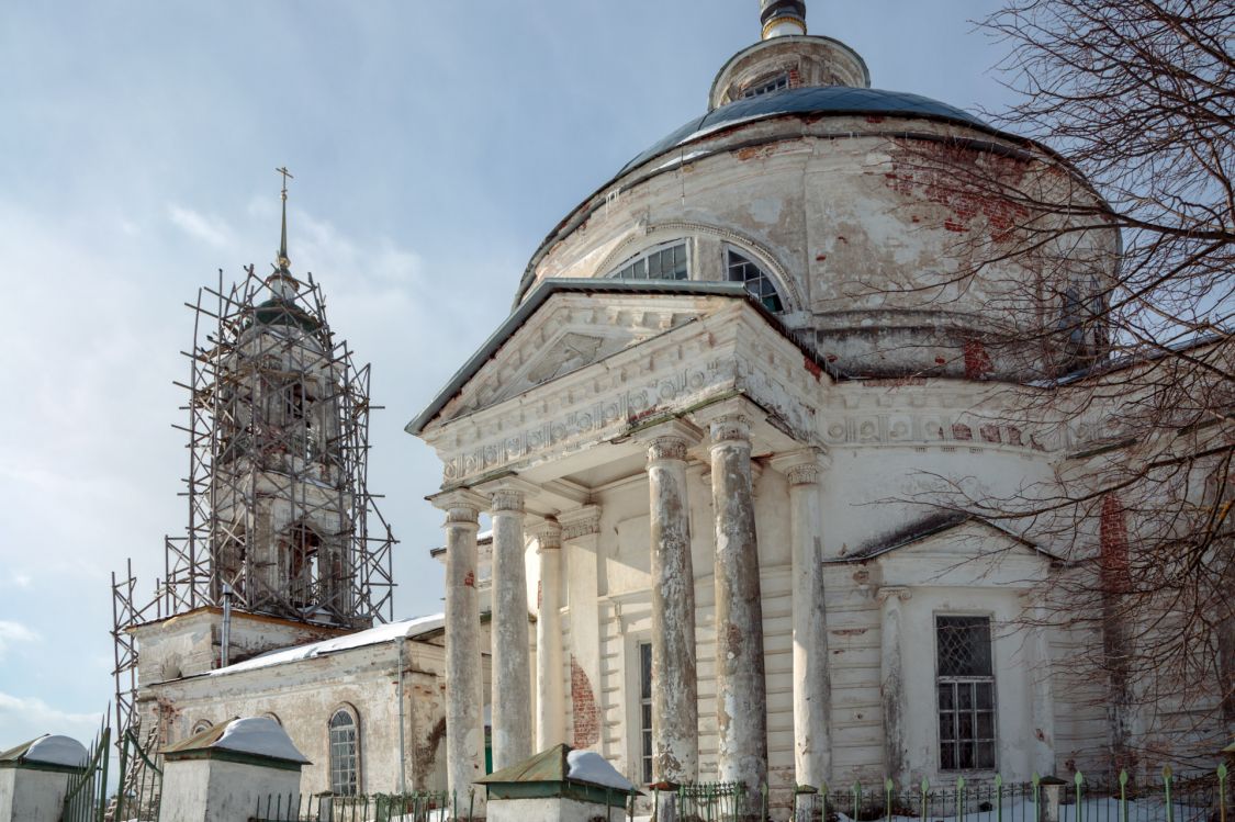 Церковь Сергия Радонежского, Татищев погост (Ростовский район, Ярославская область). фасады