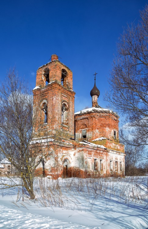 Церковь Казанской иконы Божией Матери, Халдеево (Ростовский район, Ярославская область). фасады