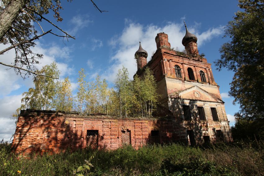 Сандырево. Церковь Благовещения Пресвятой Богородицы. фасады