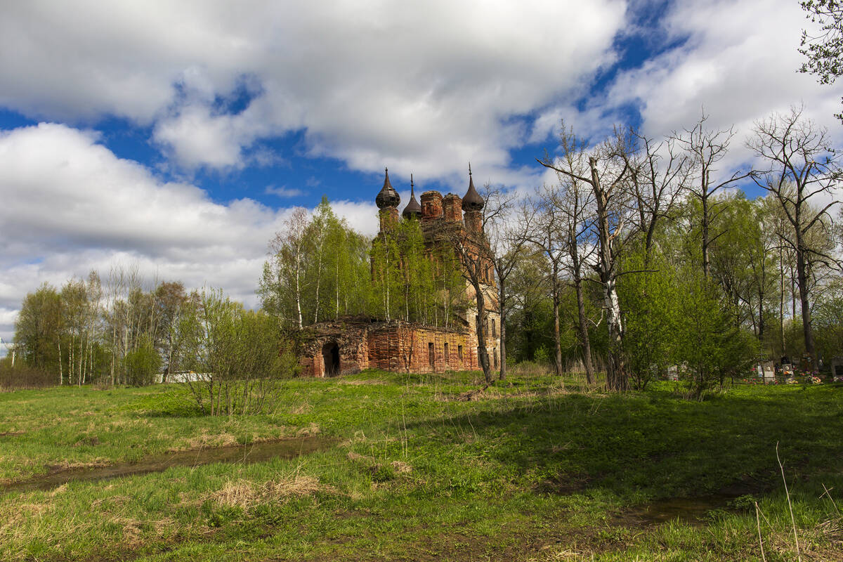 Церковь Благовещения Пресвятой Богородицы, Сандырево (Ярославский район, Ярославская область). фасады