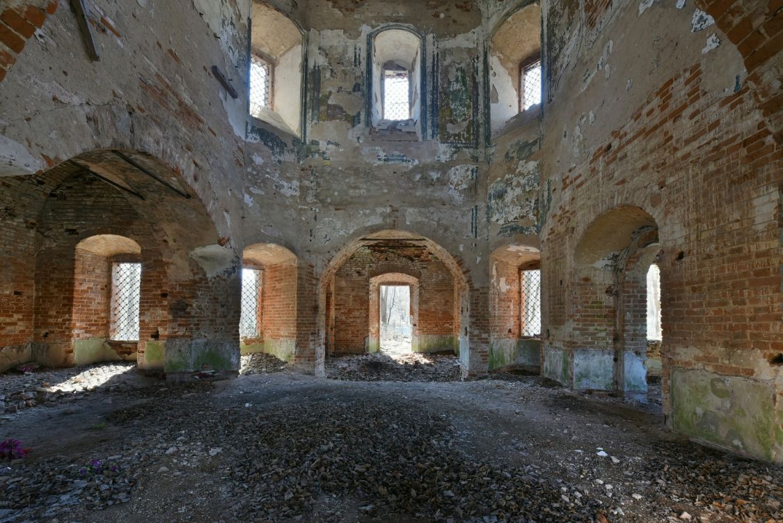 Церковь Николая Чудотворца, Железцово (Дзержинский район, Калужская область). интерьер и убранство, Южная сторона основного объема