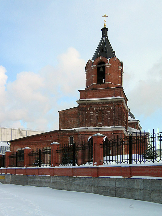 Западное Дегунино. Церковь Сергия Радонежского в Бусинове. фасады, Вид с запада