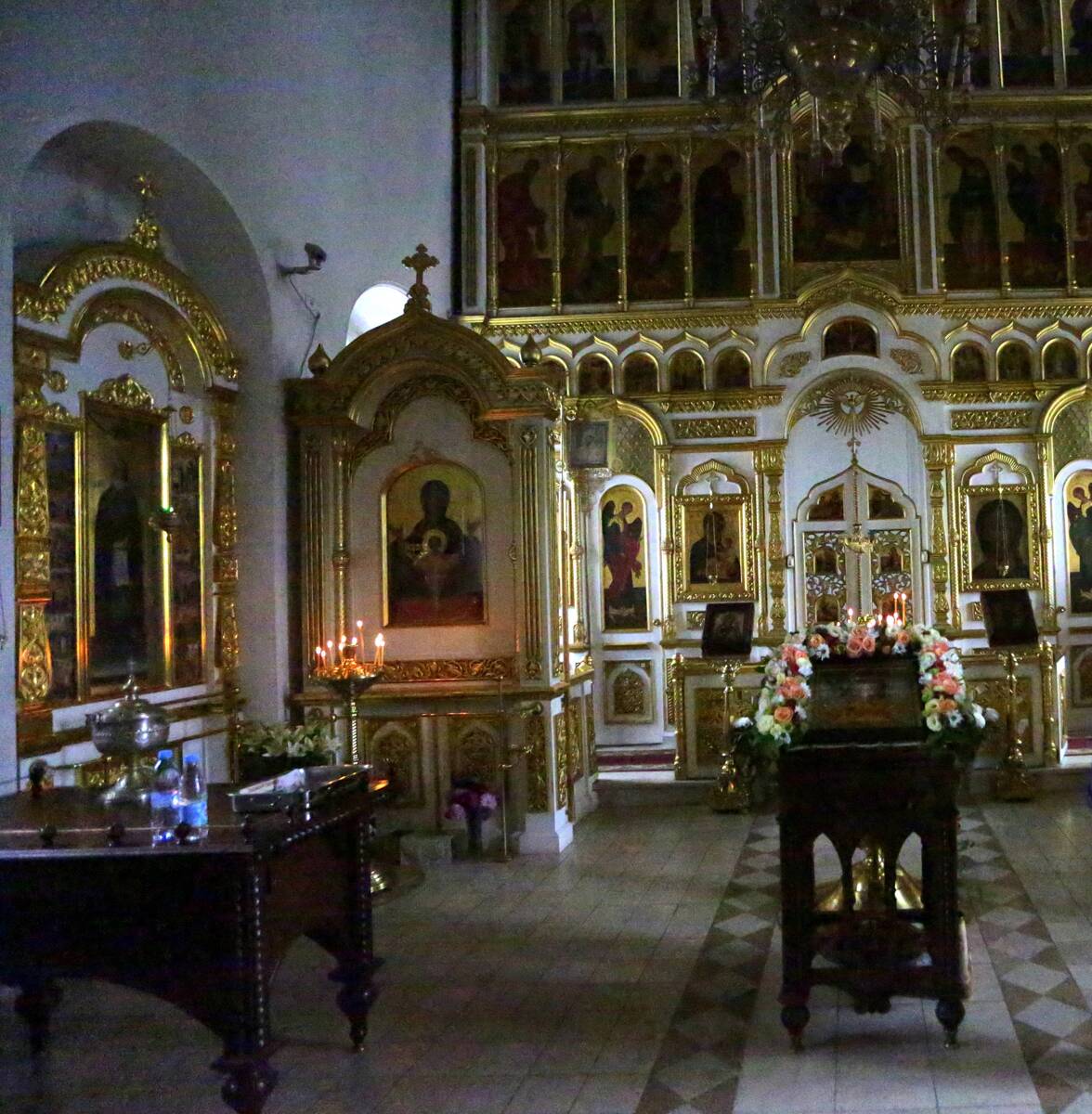 Церковь Сергия Радонежского в Бусинове, Западное Дегунино (Северный административный округ (САО), г. Москва). интерьер и убранство