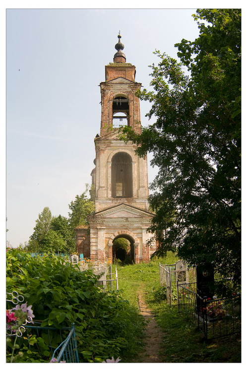 Троица. Церковь Троицы Живоначальной. фасады, Колокольня