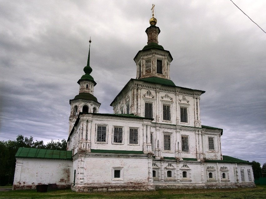Церковь Николая Чудотворца на Торгу, Великий Устюг (Великоустюгский район, Вологодская область). фасады, вид с юго-востока