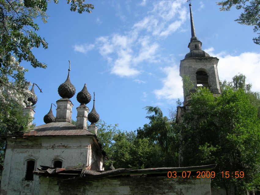 Раслово-Монастырское (погост Воскресенский на Горках). Церковь Воскресения Словущего. фасады