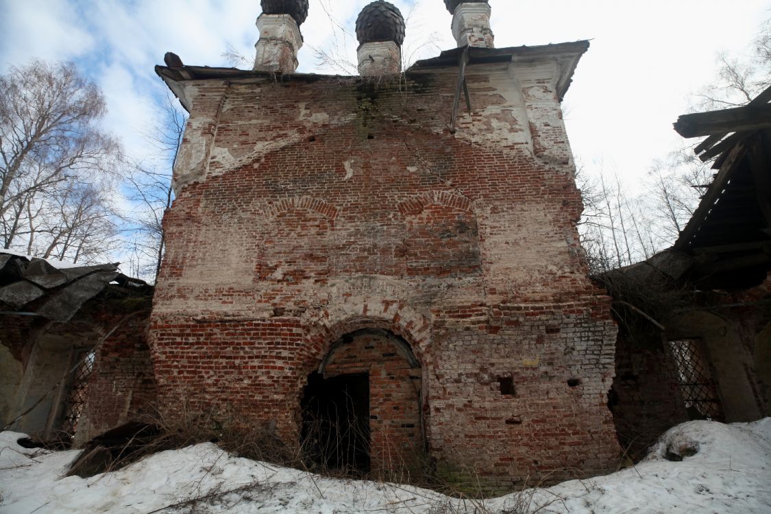 Раслово-Монастырское (погост Воскресенский на Горках). Церковь Воскресения Словущего. интерьер и убранство