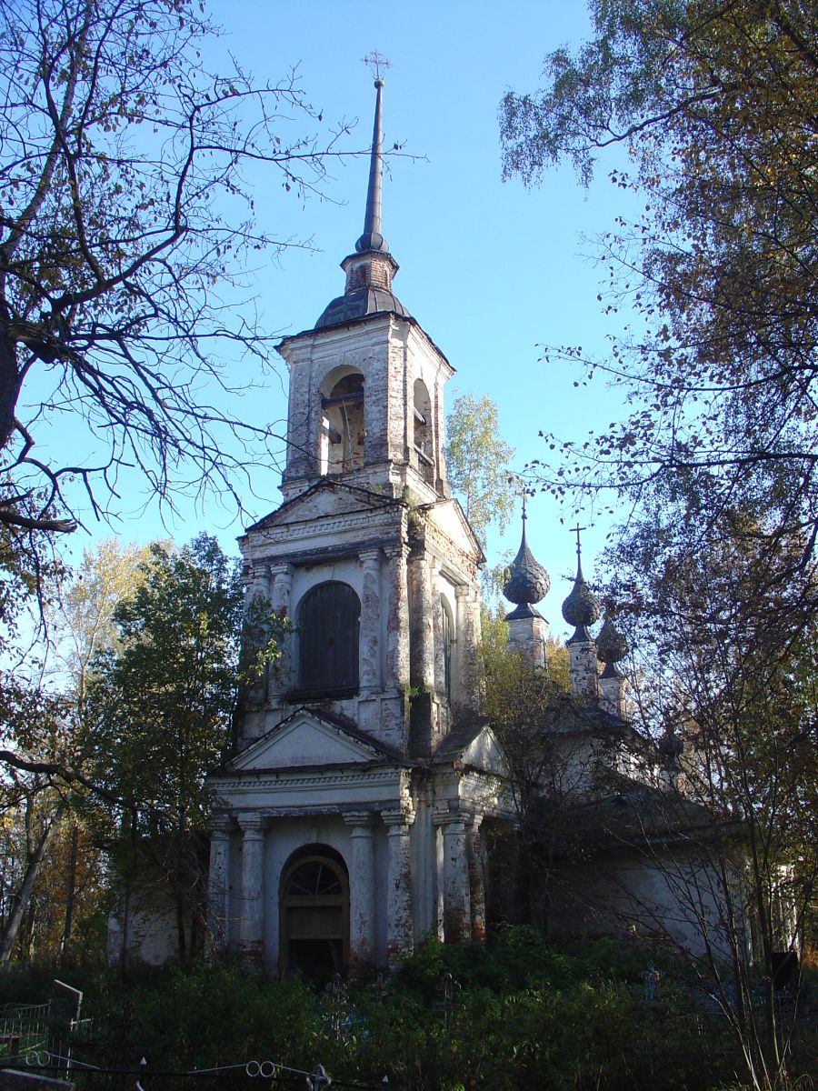 Церковь Воскресения Словущего, Раслово-Монастырское (погост Воскресенский на Горках) (Любимский район, Ярославская область). фасады