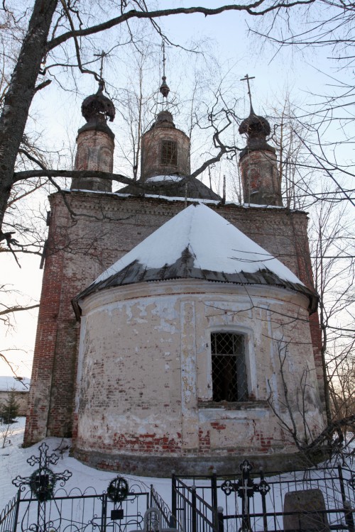 Васильевское. Церковь Рождества Пресвятой Богородицы. фасады