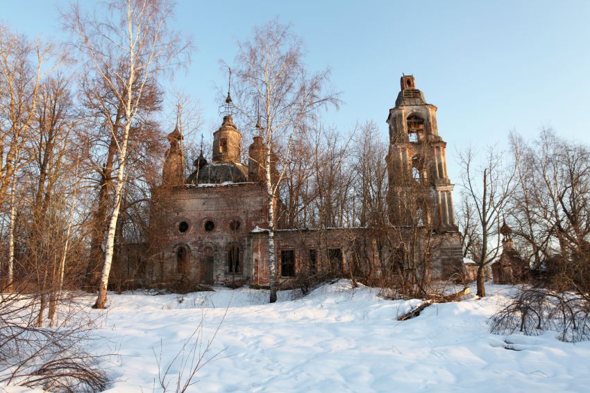 Васильевское. Церковь Рождества Пресвятой Богородицы. фасады