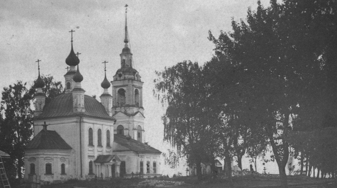 Церковь Успения Пресвятой Богородицы, Пречистое (Первомайский район, Ярославская область). архивная фотография