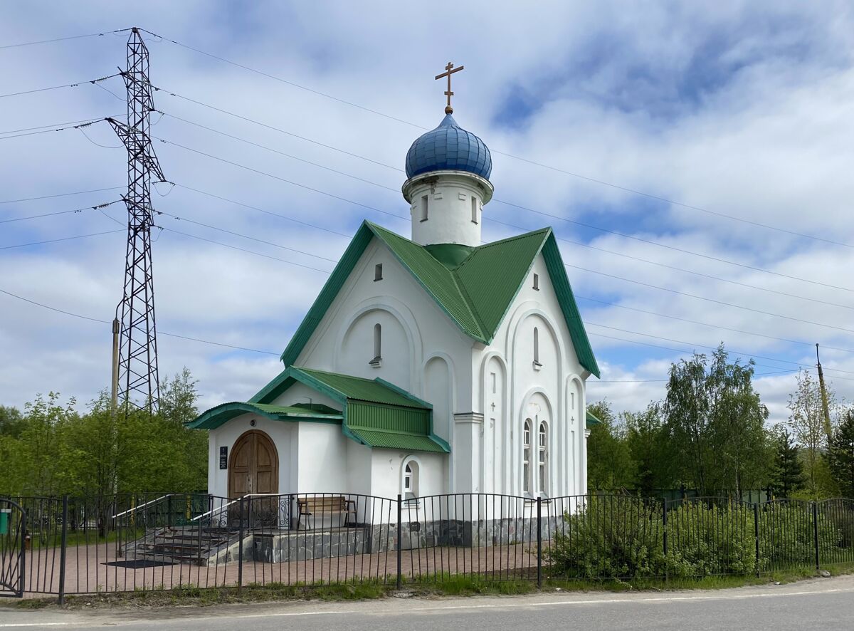 Церковь Варлаама Керетского, Кола (Кольский район, Мурманская область). фасады, Вид с юго-запада