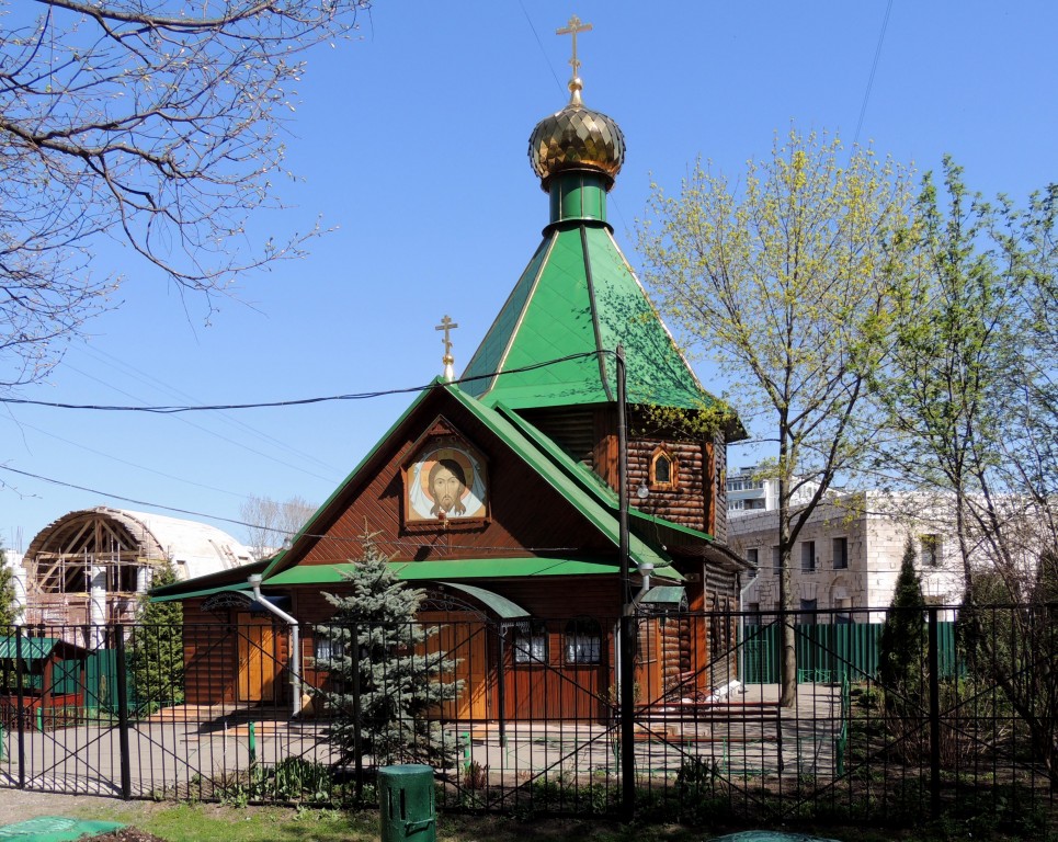 Церковь Троицы Живоначальной в Центральном Чертанове (деревянная), Чертаново Центральное (Южный административный округ (ЮАО), г. Москва). фасады