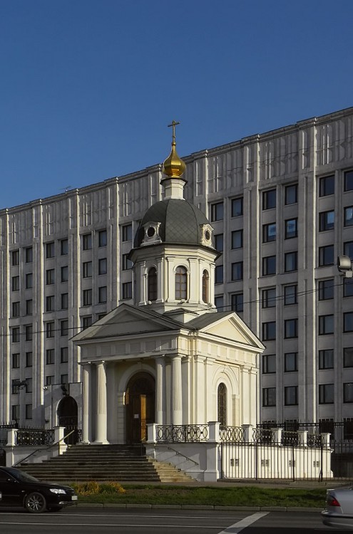 Арбат. Часовня Бориса и Глеба на Арбатской площади. фасады