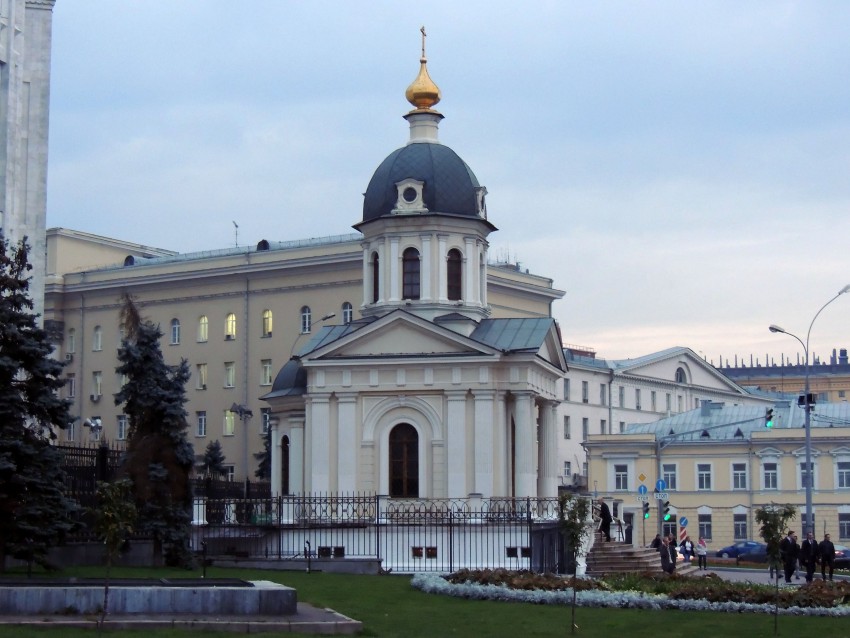 Часовня Бориса и Глеба на Арбатской площади, Арбат (Центральный административный округ (ЦАО), г. Москва). фасады