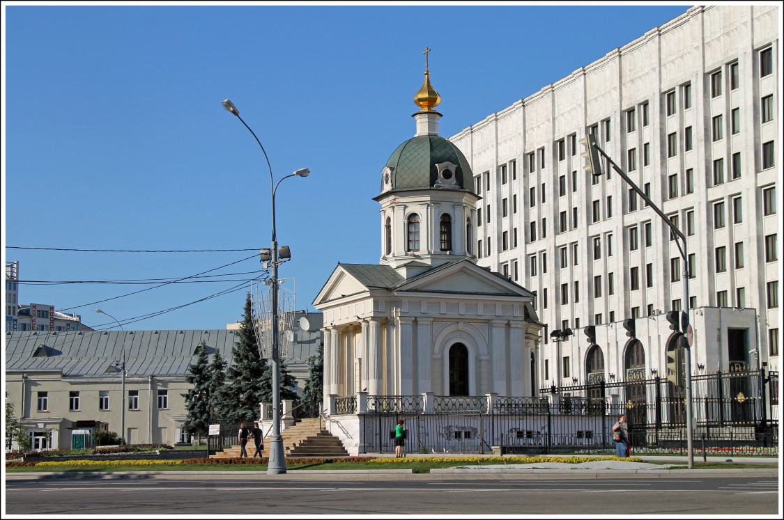 Арбат. Часовня Бориса и Глеба на Арбатской площади. фасады