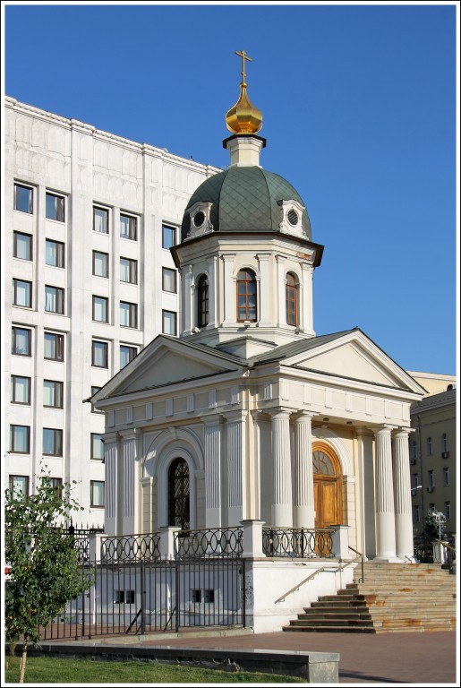 Часовня Бориса и Глеба на Арбатской площади, Арбат (Центральный административный округ (ЦАО), г. Москва). фасады