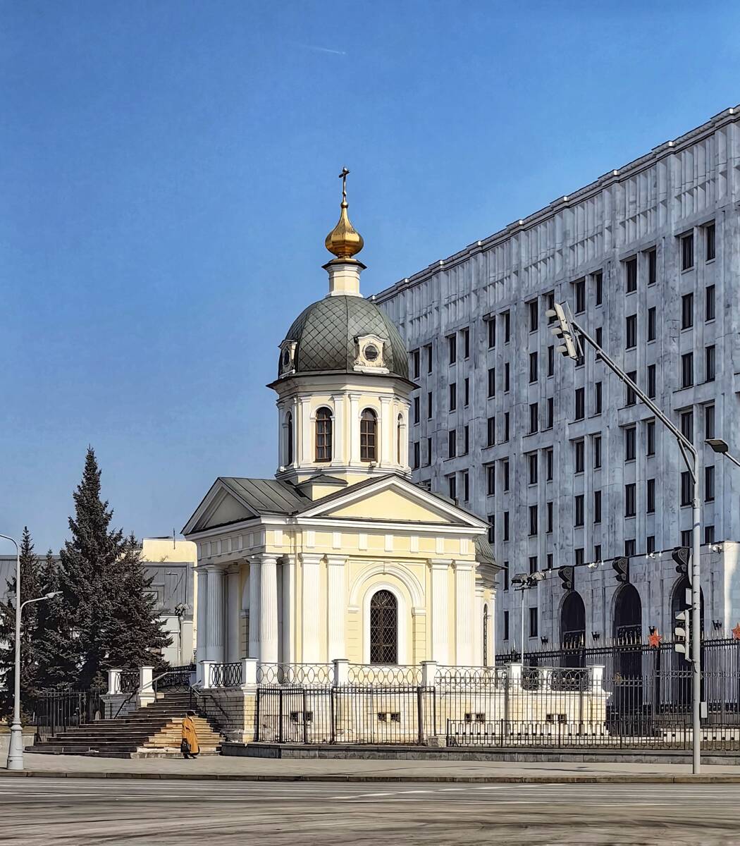Часовня Бориса и Глеба на Арбатской площади, Арбат (Центральный административный округ (ЦАО), г. Москва). фасады