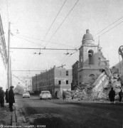 Церковь Максима Исповедника (Максима Блаженного) на Варварке,  Фото с сайта pastvu.ru Фото 1966 г.<br>, Москва, Центральный административный округ (ЦАО), г. Москва