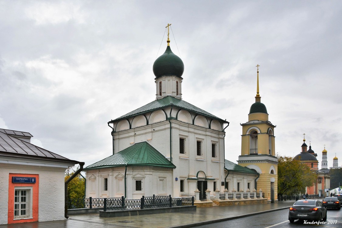 Тверской. Церковь Максима Исповедника (Максима Блаженного) на Варварке. фасады