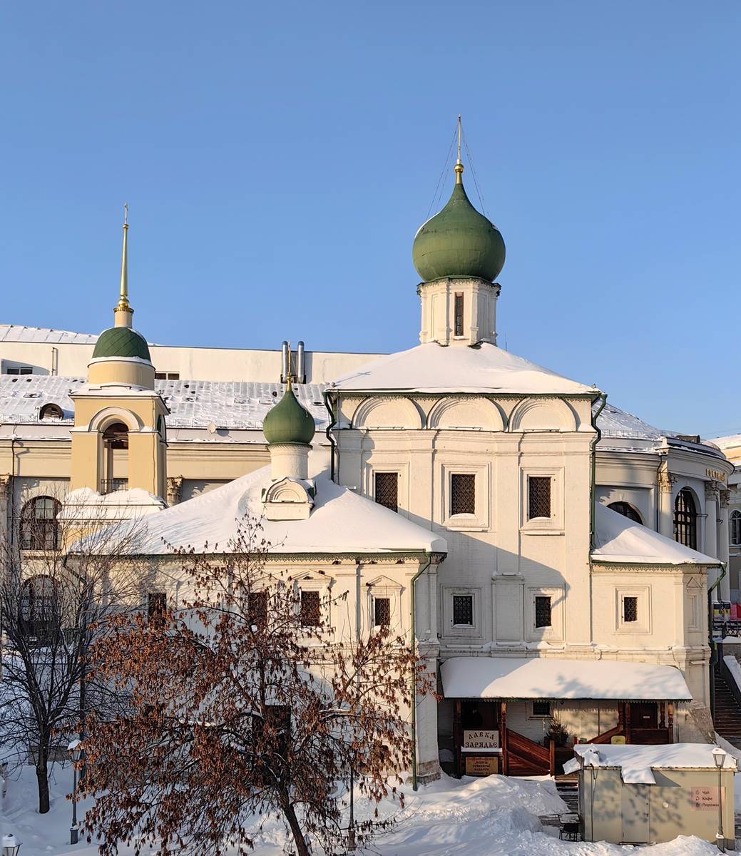фасады. Церковь Максима Исповедника (Максима Блаженного) на Варварке, Тверской (Центральный административный округ (ЦАО), г. Москва)
