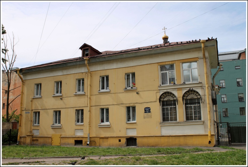 Часовня Александры Римской, Адмиралтейский район (Санкт-Петербург, г. Санкт-Петербург). общий вид в ландшафте