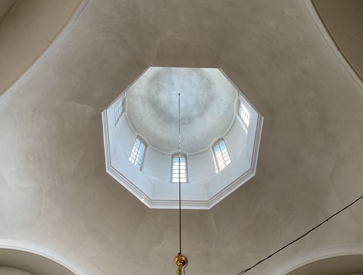 Своды главного объёма, интерьер и убранство. Церковь Покрова Пресвятой Богородицы, Краснохолм (Оренбург, город, Оренбургская область)