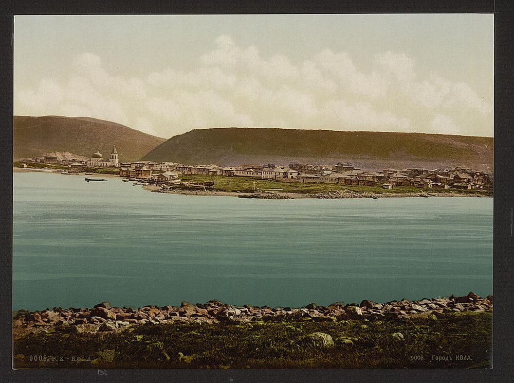 Кола. Собор Благовещения Пресвятой Богородицы. архивная фотография, Дореволюционная открытка