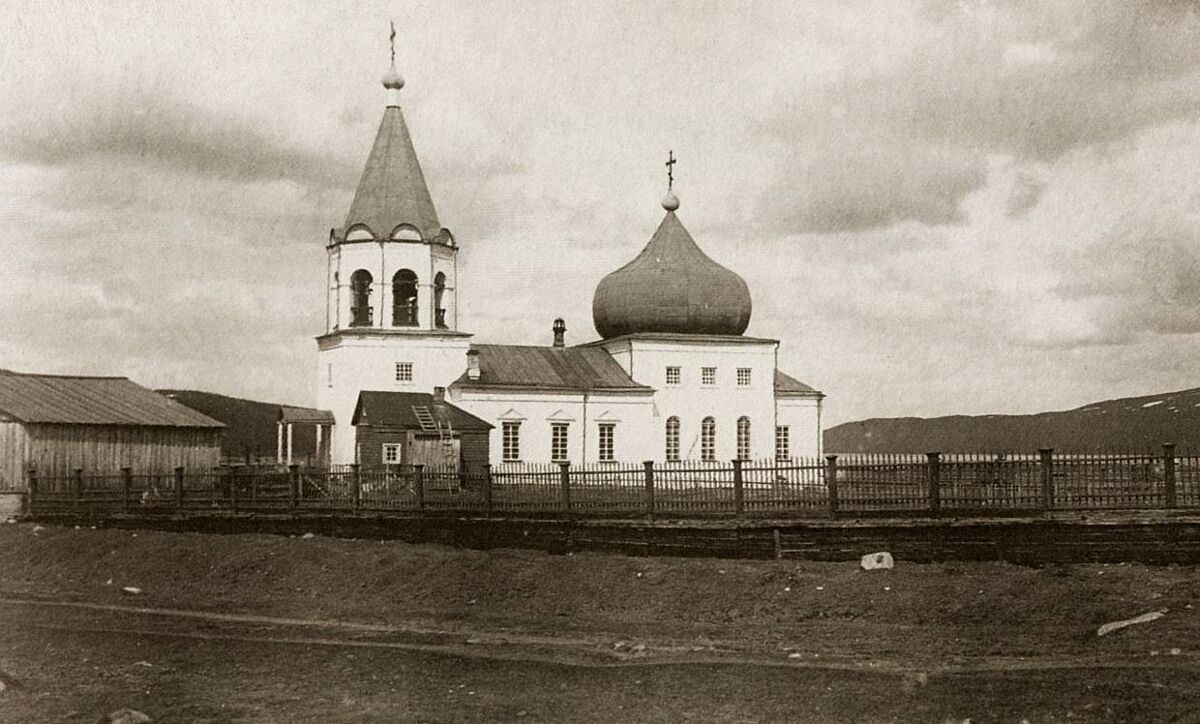 Собор Благовещения Пресвятой Богородицы, Кола (Кольский район, Мурманская область). архивная фотография, Фото 1890-х гг. 