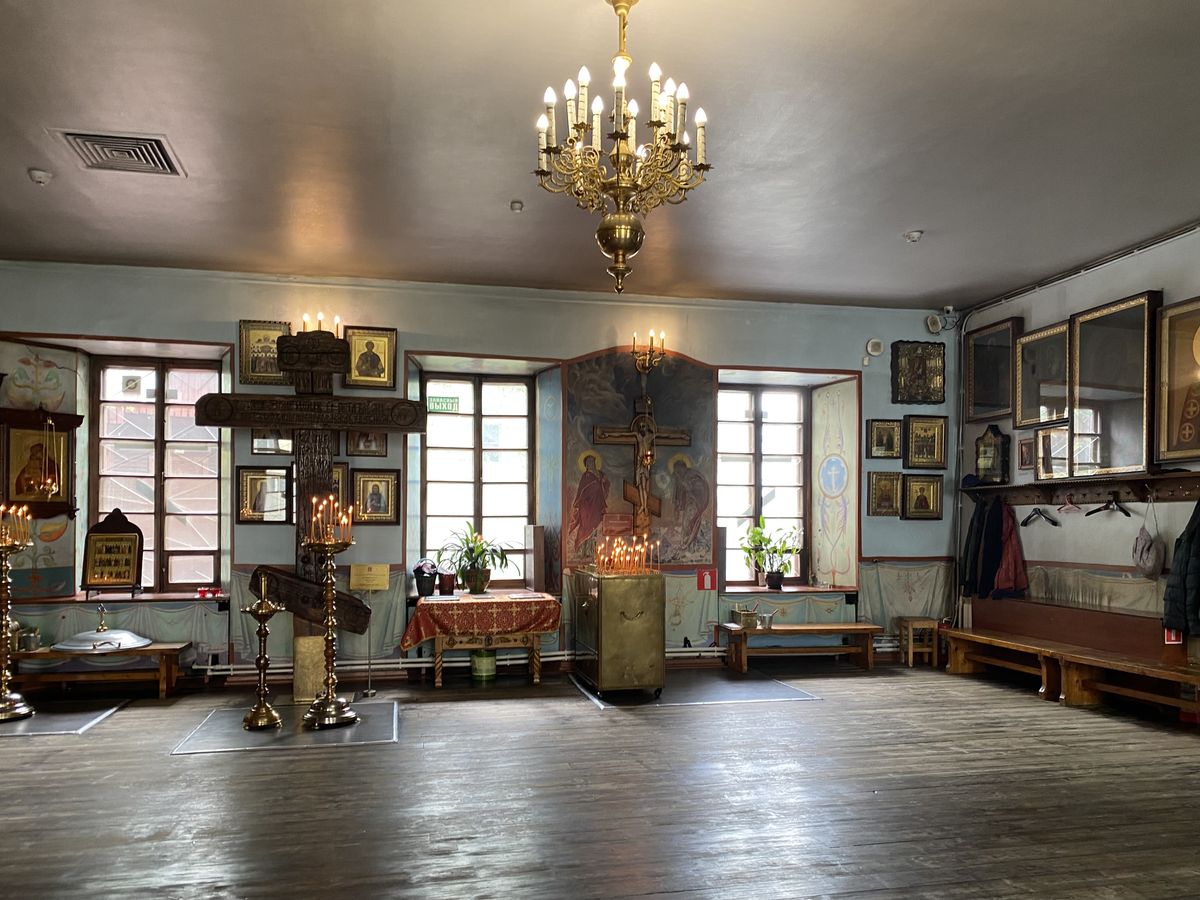 Трапезная, интерьер и убранство. Собор Благовещения Пресвятой Богородицы, Кола (Кольский район, Мурманская область)