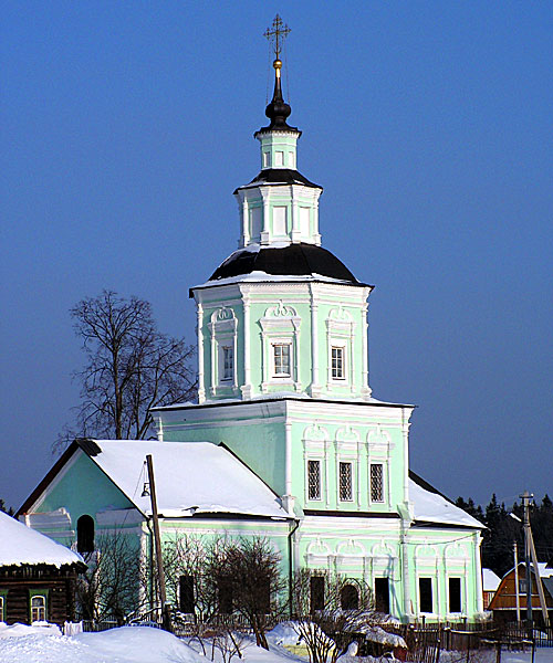 Могутово. Церковь Сергия Радонежского. фасады