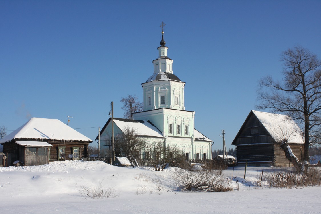 Церковь Сергия Радонежского, Могутово (Наро-Фоминский городской округ, Московская область). общий вид в ландшафте
