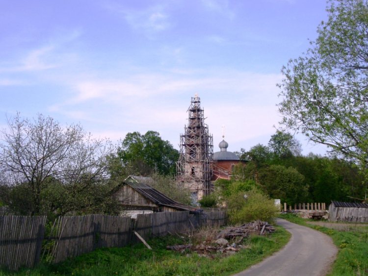 Церковь Михаила Архангела, Белоусово (Троицкий административный округ (ТАО), г. Москва). документальные фотографии, вид с юго-запада