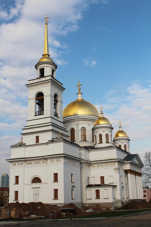 Екатеринбург. Александро-Невский Ново-Тихвинский монастырь. Собор Александра Невского. фасады