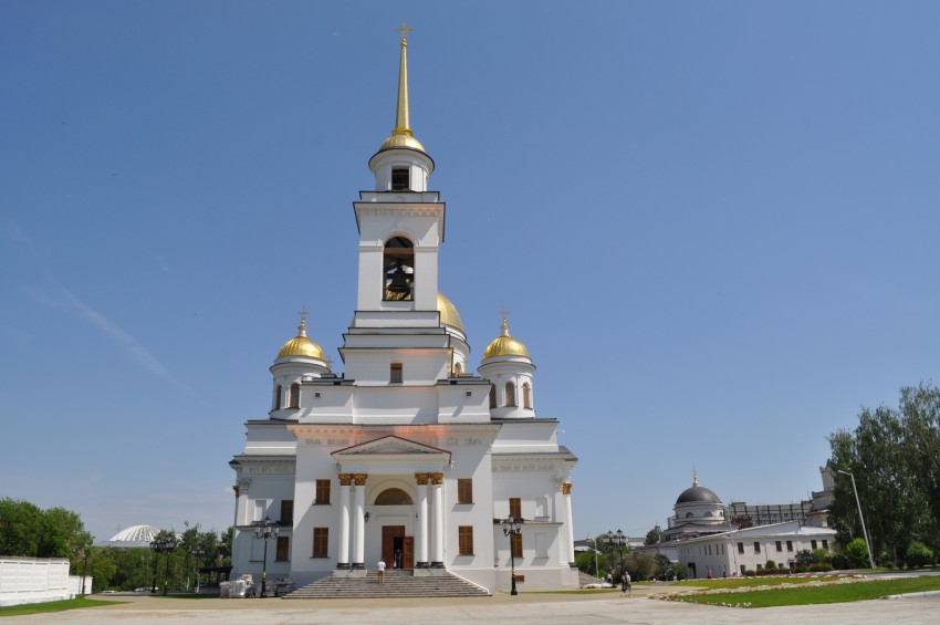 Александро-Невский Ново-Тихвинский монастырь. Собор Александра Невского, Екатеринбург (Екатеринбург (МО город Екатеринбург), Свердловская область). фасады
