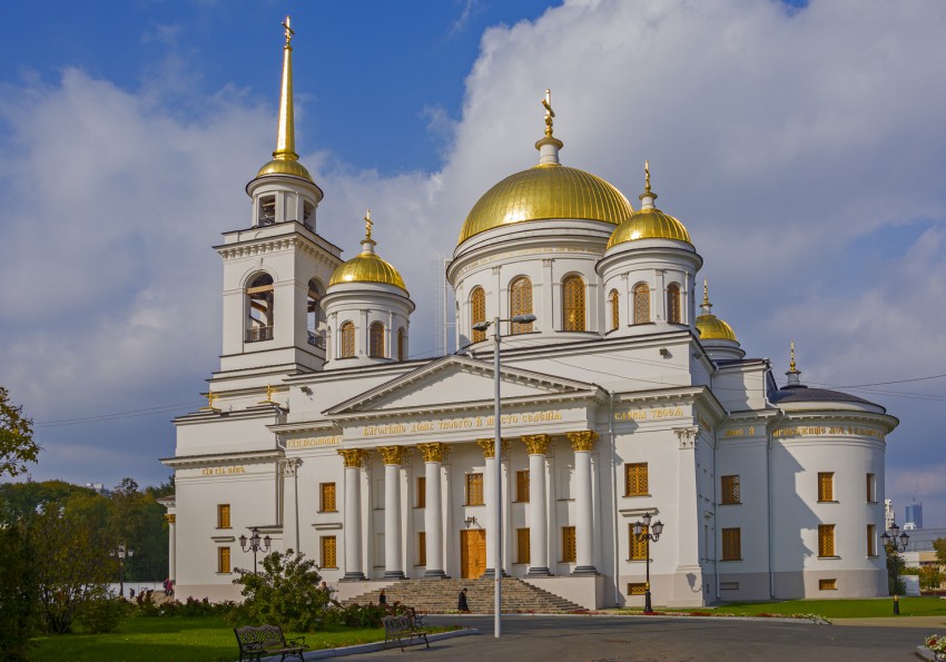 Александро-Невский Ново-Тихвинский монастырь. Собор Александра Невского, Екатеринбург (Екатеринбург (МО город Екатеринбург), Свердловская область). фасады