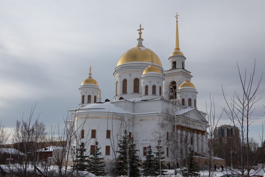 Александро-Невский Ново-Тихвинский монастырь. Собор Александра Невского, Екатеринбург (Екатеринбург (МО город Екатеринбург), Свердловская область). фасады