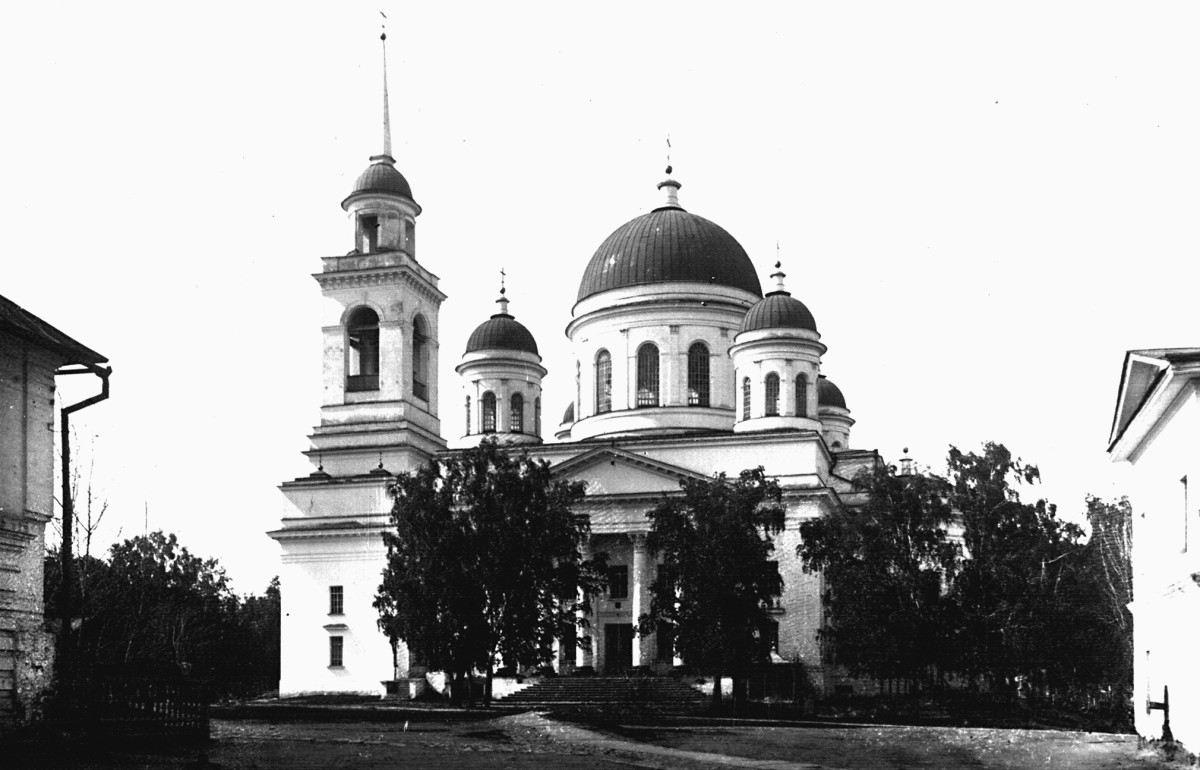Александро-Невский Ново-Тихвинский монастырь. Собор Александра Невского, Екатеринбург (Екатеринбург (МО город Екатеринбург), Свердловская область). архивная фотография, 1910-е годы.
