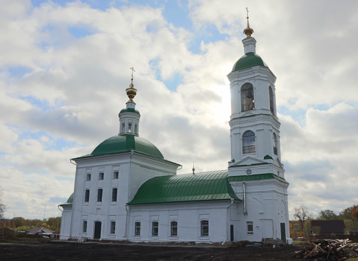 Ильинское. Церковь Иоанна Богослова. фасады, Вид с северо-запада