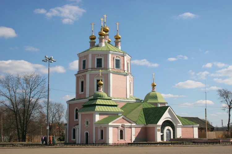 Гагарин. Церковь Казанской иконы Божией Матери. фасады, Вид с северо-запада		      