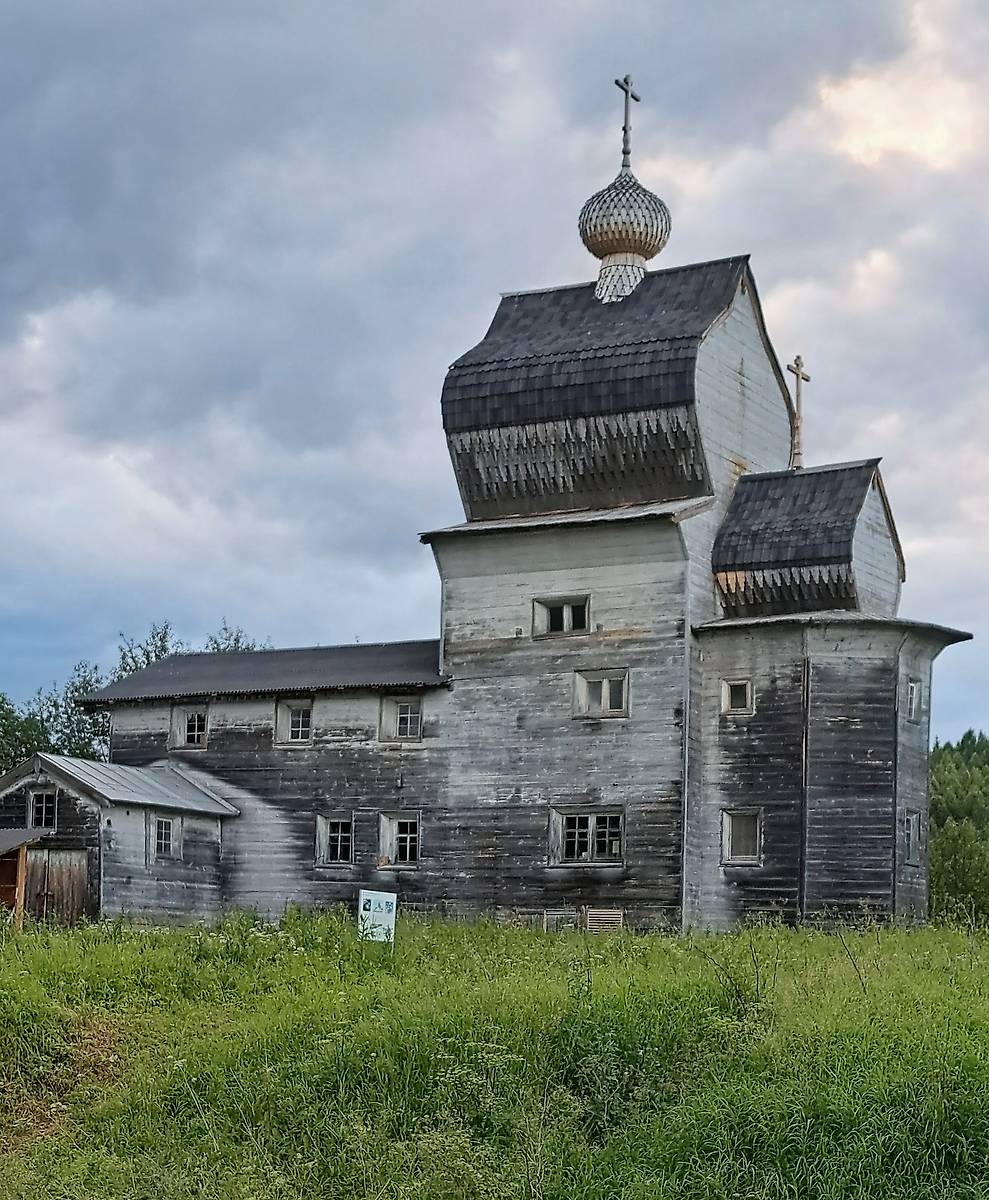 фасады. Церковь Благовещения Пресвятой Богородицы, Пустынька (Плесецкий район и г. Мирный, Архангельская область)
