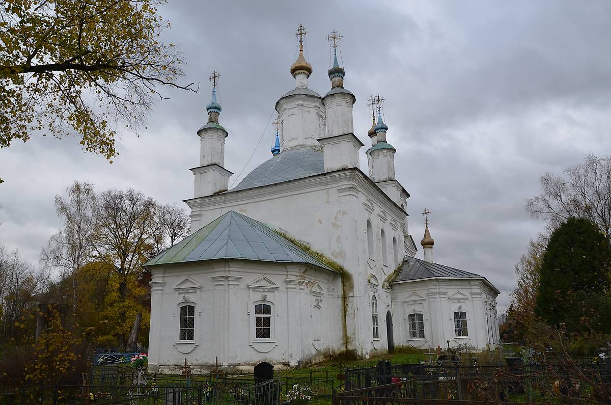 фасады. Церковь Преображения Господня, Баскаково (Гагаринский район, Смоленская область)