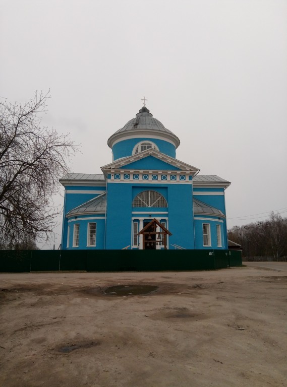 Церковь Успения Пресвятой Богородицы, Пречистое (Гагаринский район, Смоленская область). фасады, Сейчас церковь выглядит так.