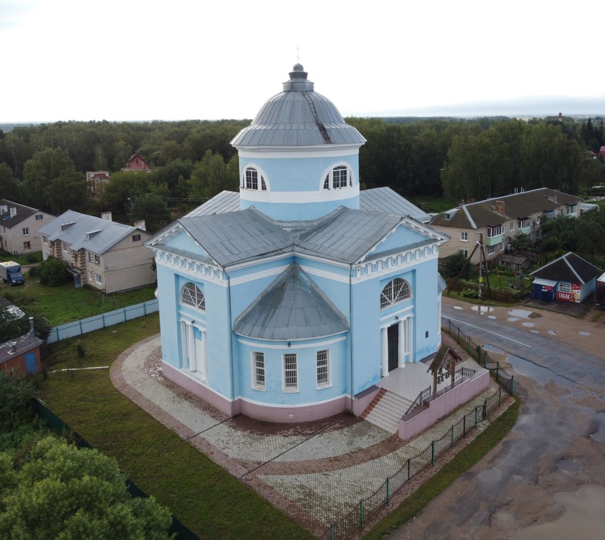 Церковь Успения Пресвятой Богородицы, Пречистое (Гагаринский район, Смоленская область). фасады