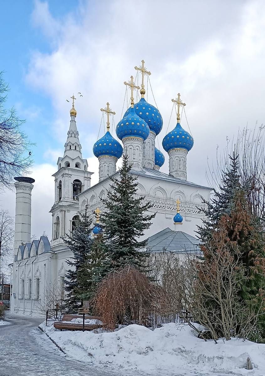 фасады. Церковь Николая Чудотворца, Пушкино (Пушкинский район и гг. Ивантеевка, Королёв, Московская область)