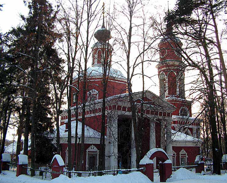 Церковь Усекновения главы Иоанна Предтечи, Афинеево (Наро-Фоминский городской округ, Московская область). фасады